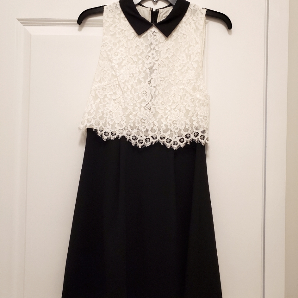 Alice and Olivia tuxedo dress